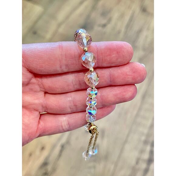 Pink Swarovski Beaded Bracelet - Picture 6 of 6